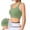 Light Green_001, variant on Women ' S Sports Bra Wirefree Racer Back Supportive Training Wirefree Yoga Workout Bra for Workout Gym Black S