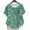 G220, variant on CLOOCL Plus Size Women T-Shirts Cartoon Pattern Printed Summer Green Blouse