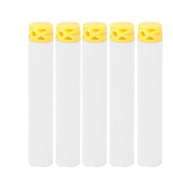 100pcs Soft Refill EVA Foam Bullets Darts Toy Gun Luminous Hollow Bullet