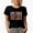 Black, variant on I'm the Nail Tech They Told You About, Nail Technician Themed, Groovy Retro Wavy Text Merch Gift, Royal Blue T-Shirt, Small