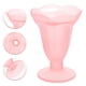 thumbnail image 3 of Vintage vendimia vidrio taza coloreado postre copa de leche taza de helado taza, 3 of 4