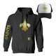 thumbnail image 1 of Kit Sudadera + Gorra Estilo New Orleans Saints Nfl Gold, 1 of 4