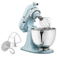 KitchenAid KSM150PSGB Artisan Series 5Quart Mixer, Glacier Blue