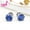 blue, variant on One Pair 6.5mm Lab Grown Pigeon Blood Red Ruby With Inclusions Gemstone For Women S925 Sterling Silver Earrings Fine Jewelry