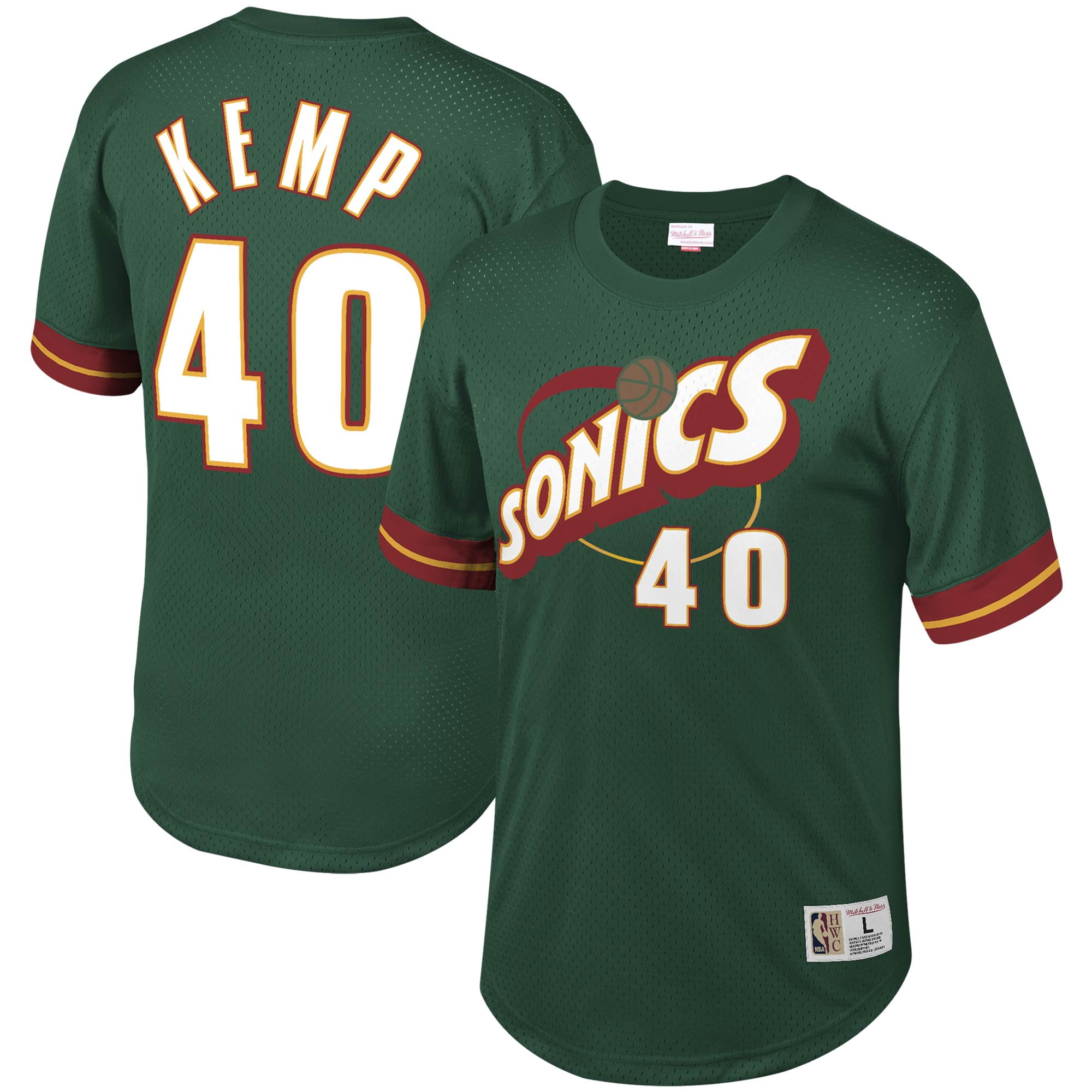 seattle supersonics baseball jersey