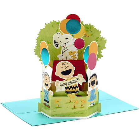 Hallmark Paper Wonder Peanuts Pop Up Birthday Card Snoopy Charlie Brown Day Filled With Fun Walmart Canada
