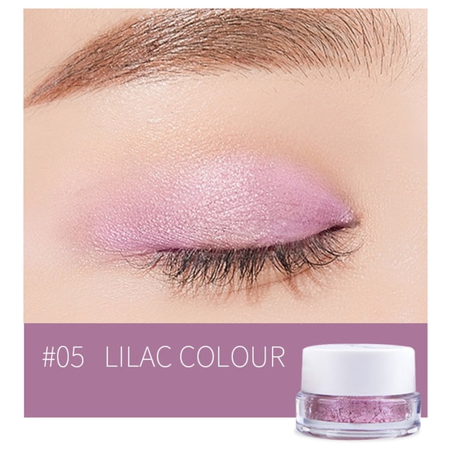 Pearlescent Eye Shadow Natural Lasting Color 7 Colors Optional Wet Eye Shadow Powder Portable Mini Eye Shadow Jar, Makeup Eye Shadow