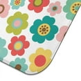 thumbnail image 5 of Pioneer Flower Floral Print Pattern Kitchen Dish Drying Mat 1 Pack, Ultra Absorbent Microfiber Drainer Mat, 16"x18", 5 of 6