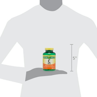 Buy Spring Valley Vitamin C Supplement With Rose Hips 500 Mg 250 Count Online In Poland 3225