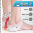 thumbnail image 2 of 1 Pair Concealed Footbed Enhancers Invisible Height Increase Silicone Insoles Pads, 2 of 3