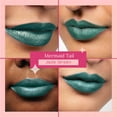 thumbnail image 3 of Aromi Metallic Liquid Lipstick for Women | Jade Green Lip Color with Shimmery Finish, Long-lasting (Mermaid Tail), 3 of 10
