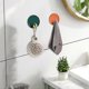 thumbnail image 2 of Ganchos de pared utilitarios, sin herramientas, reutilizables, impermeables, decorativos, adhesivos, para pared, 2 of 5