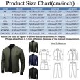 thumbnail image 3 of Daolelai Men's Lightweight Solid Color Stand Collar Jacket, 3 of 5