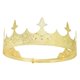 thumbnail image 1 of King Crowns Diadema de metal para hombres, coronas doradas y tiara para fiesta de cumpleaños temática, 1 of 4