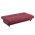 thumbnail image 6 of Ottomanson 75" Convertible Sofa Couch for Living Room, Chenille Modern Sofa Bed with Storage, Burgundy, 6 of 6