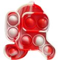 thumbnail image 1 of Simple Sensory Toy Fidget Dimple Toy Keychain, Silicone Bubbles Flipping Board Toy, Stress Relief Dimple Fidget Toy for Concentration Training, Hand Exercise Educational Toy for Kids Adults (#09), 1 of 8
