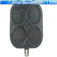 thumbnail image 2 of HLONK Double Sided Nonstick Aluminum Pan with Decorative Moulds, 2 of 5
