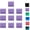 Purple, variant on 10 Pack Hat Brim Clips, Aluminum Hat Brim Clips for Engraving Custom Hat Accessories (A)