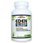 PureLife Eden Sleep Support, Fast and Restful Sleep (60 Capsules)