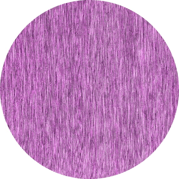 Ahgly Company Indoor Round Abstract Pink Contemporary Area Rugs, 7' Round