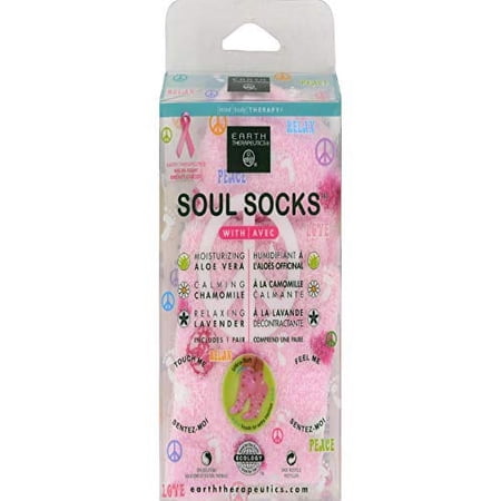 Earth Therapeutics Soul Socks Pink 1 Pair