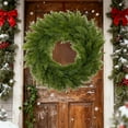 thumbnail image 6 of HBBKVI 20in Christmas Wreath Artificial Pine Door Decor Christmas Wreath Simulated Wreath Door Window Wall Decoration Wreath. Indoor and Outdoor Christmas Decorations, 6 of 6