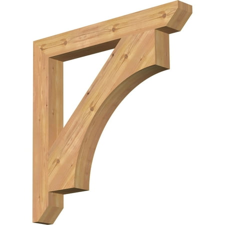 

Ekena Millwork 3 1/2 W x 30 D x 30 H Westlake Slat Smooth Bracket Western Red Cedar
