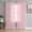 Pink, variant on Sheer Curtains 63 Inch Length 2 Panels Set for Bedroom, Red White Stripes Semi Sheer Curtains for Windows, Simple Geometric Modern Monochrome Voile Window Treatments Rod Pocket Curtain