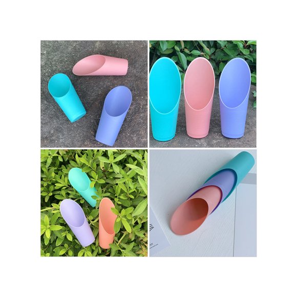 9pcs Bonsai Soil Scoops Small Plastic Potting Scooper Soil Scoop for Yard Outdoor