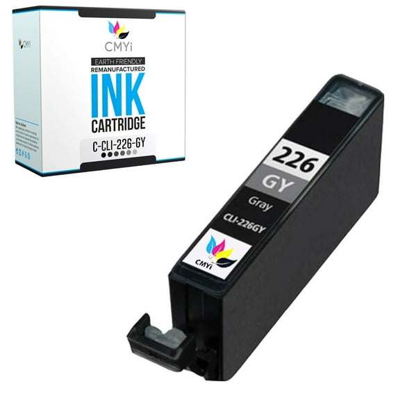 CMYi CLI-226 Gray 1-Pack Ink Cartridge compatible for Canon CLI-226 - PIXMA MG6120, MG6220, MG8120, MG8120B, MG8220 (1 Gray)