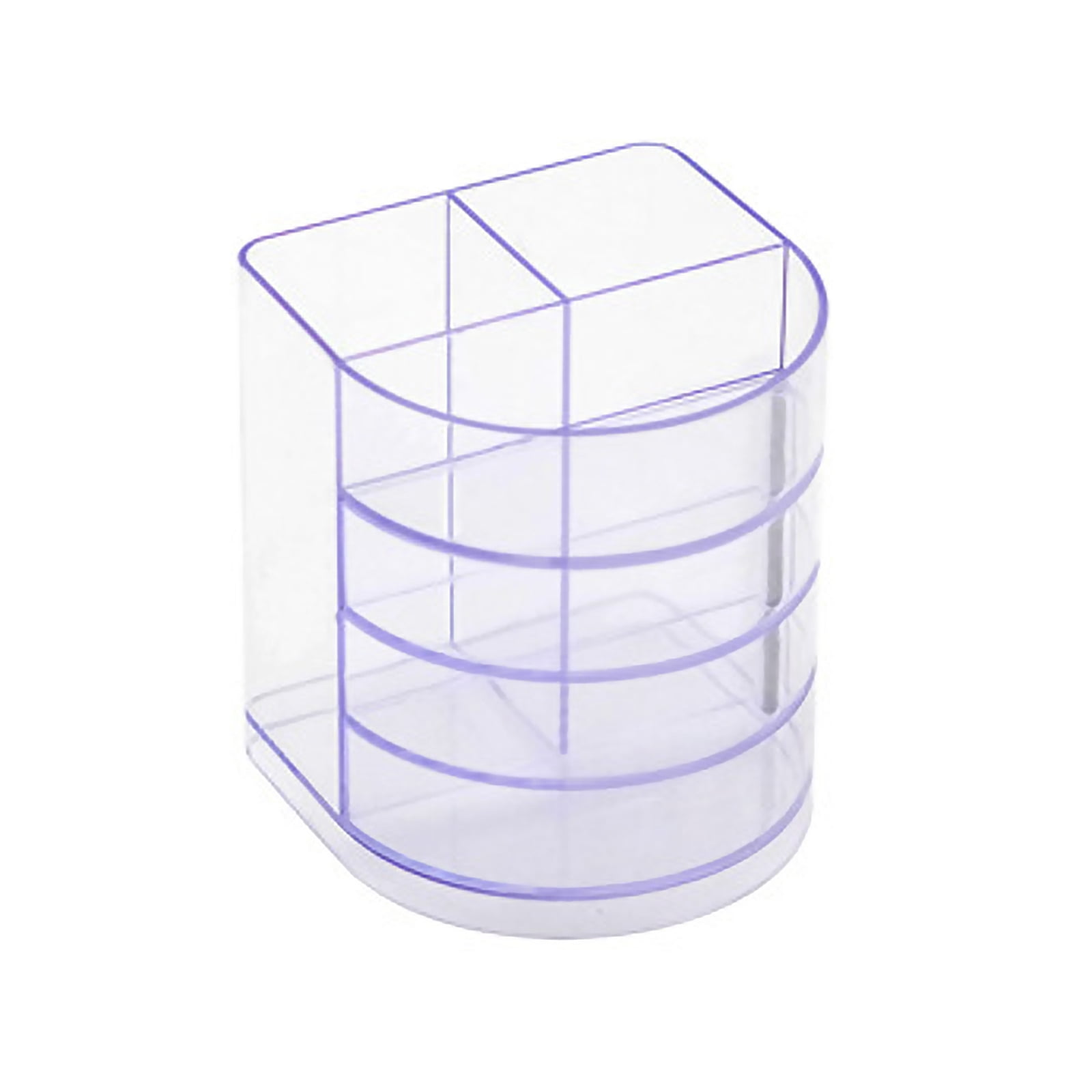 tooloflife Plastic Office Desk Pen Bin Organizer with 3 Mini Drawer Desk Storage Case Office