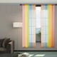 thumbnail image 5 of Cortinas de gasa semitransparente de 55 x 63 pulgadas, cortinas de gasa de colores ombre con bolsillo de barra de cortina para patio, sala de estar y sala de estar - A, 5 of 6