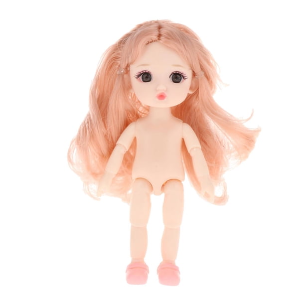 Cuerpo de muñeca articulado BJD Yotijar 1/12 desnudo Ojos 3D 13 Articulaciones