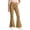 Brown, variant on School Uniform Pants for Girls Bell Bottom Pants High Stretch Elastic Waist Flare Trousers Size 5-16 Years Teen Girls Kids Back To School