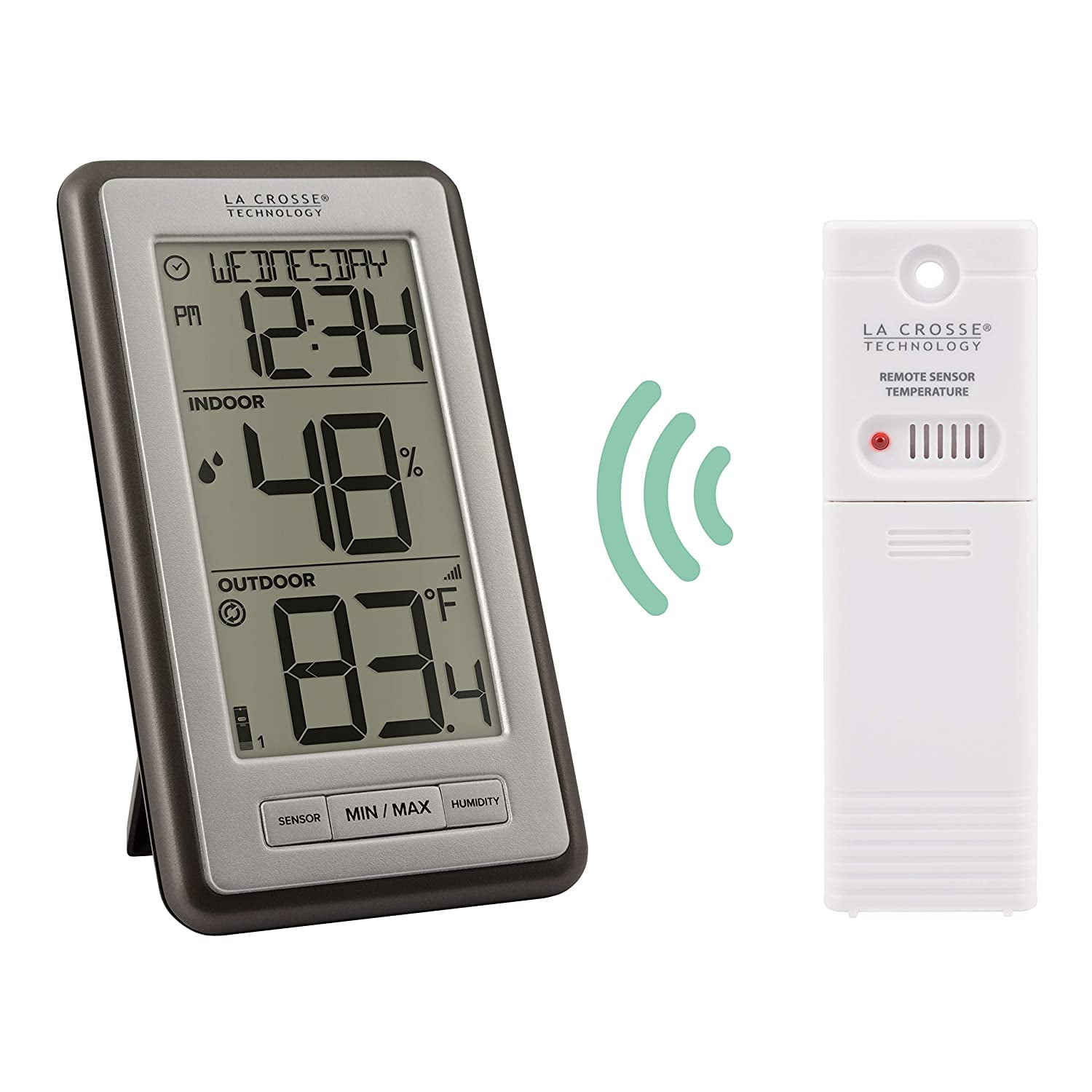 La Crosse Technology Thermomètre WT139 Noir - Cdiscount Jardin