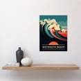 thumbnail image 2 of The Seaside Calls Weymouth Beach England UK Sunset Woman of the Waves Sea Siren Ocean Unframed Wall Art Print Poster Home Decor Premium, 2 of 3