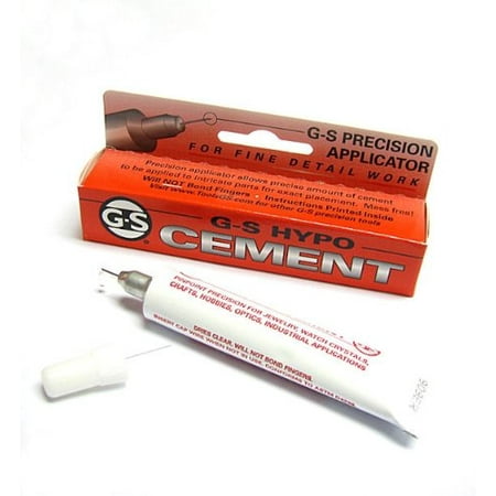 1 pc G-S Hypo Cement Precision Applicator Adhesive Glue For Jewelry Crafts and Hobbies Fine Detailed Work / Findings, This cement has a pinpoint.., By (Best Glue For Leather Jewelry)