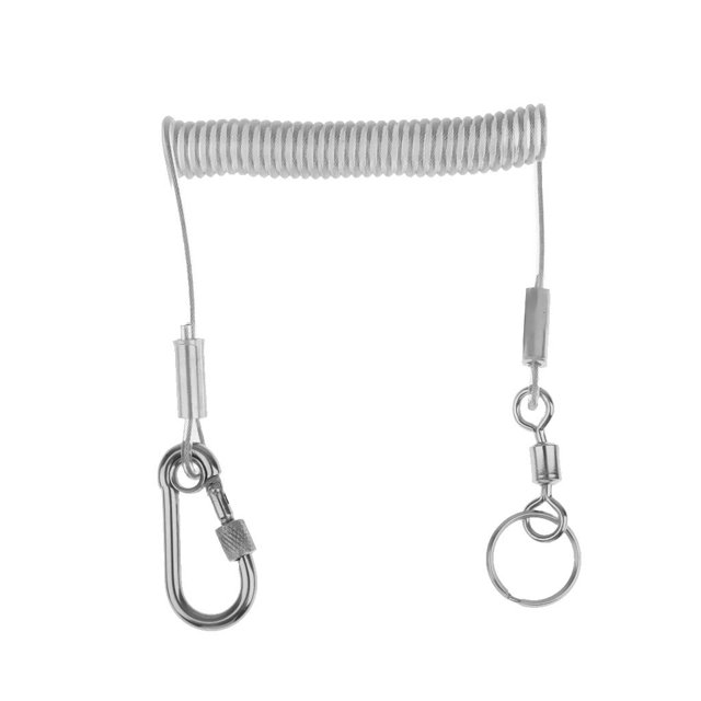 Cordón de herramienta de pesca de 140 cm, alicates en espiral de alta resistencia, aparejos de varilla, atadura en espiral Sharpla Cuerda en espiral