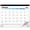 Blue Shades, variant on Dunwell 2027 Desk Calendar, 22x17, Rainbow