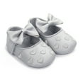 thumbnail image 3 of Emy Dola 2-Pairs Infant Baby Girls Mary Jane Flats Crib Shoes BowKnot Non-Slip Soft Sole Princess First Walkers Sneaker Wedding Dress Shoes, 3 of 9