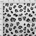thumbnail image 2 of oneOone Cotton Silk Black Fabric Leopard Animal Skin Sewing Craft Projects Fabric Prints By Yard 42 Inches, 2 of 4