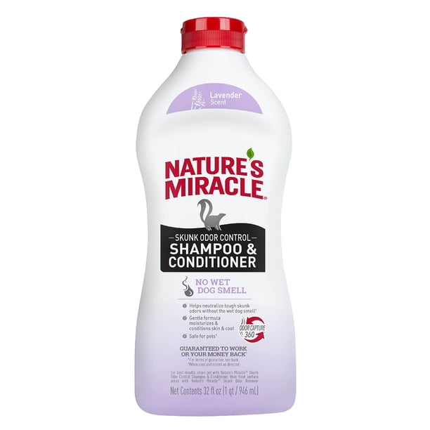 Champú y acondicionador Nature's Miracle Skunk Odor 960 ml