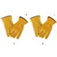 thumbnail image 4 of Eigraketly 1 par de guantes de cuero de doble capa con orificio para colgar, guantes de soldadura elásticos resistentes al calor para acampar, accesorio Type2 NO2 Eigraketly OD021852-01, 4 of 6