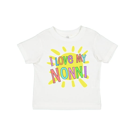 Inktastic I Love My Nonni- Sun and Rainbow Letters Boys or Girls Toddler T-Shirt