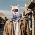 thumbnail image 6 of TELOLY Cat Style Ski Mask Balaclava 3D Animal Face Cover with Ears for Winter Sports Outdoor Activities Music Festivals Rave Parties Halloween Accessories And, 6 of 7