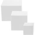 thumbnail image 1 of Photography Cube Prop Foam Geometry Cubes Studio Photography White 8cm Photo Shoot Prop 3Pcs, 1 of 4