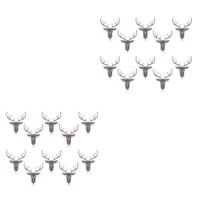 QualitChoice 10 Pieces 3D Animal Heat Transfer Paper Patterns T-Shirt Clothes Decorative Stickers DIY Crafting Sewing Accessories Type 2 2Set