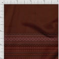 thumbnail image 1 of Soimoi Cotton Voile Fabric Stripe & Aztec Panel Printed Fabric 1 Yard 56 Inch Wide, 1 of 1