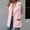 Pink, variant on Fleece Vest Sevevn Women's Solid Color Sleeveless Lapel Button Jacket With Pocket