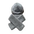 thumbnail image 1 of Sombrero de pescador con bufanda: un sombrero moderno y cómodo para excursiones de senderismo al aire libre. gris claro, 1 of 9